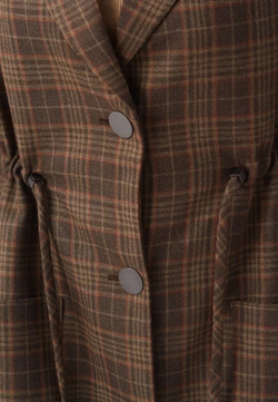 Жакет клетка на кулиске