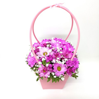 Сумочка хризантем Фламинго