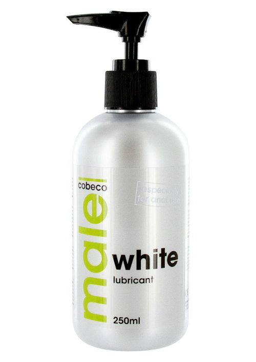 Анальная смазка MALE Cobeco White Lubricant 250 мл – белая