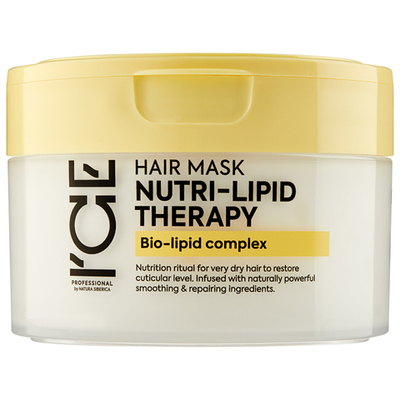 Маска ICE Hair Mask Nutri-Lipid Therapy для питания и блеска пористых и тусклых волос - 200 мл.