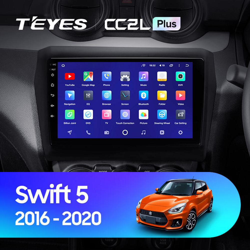 Teyes CC2L Plus 9" для Suzuki Swift 5 2016-2020