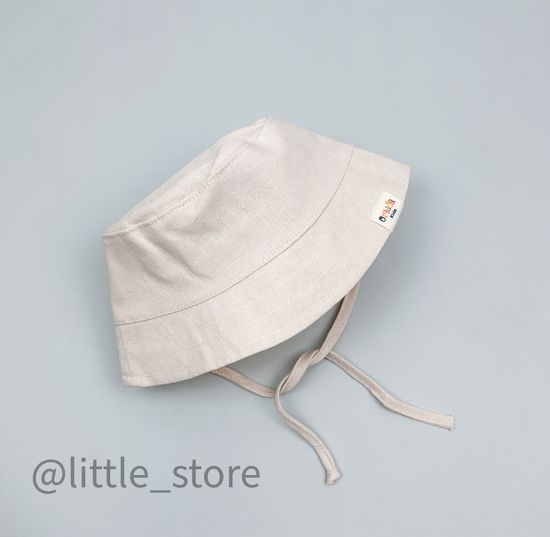 Панама льняная, Бежевая