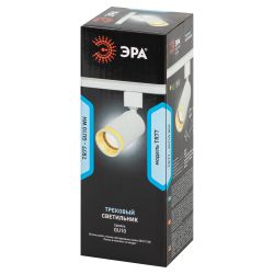 Трековый светильник однофазный ЭРА TR77-GU10 WH под лампу GU10 белый