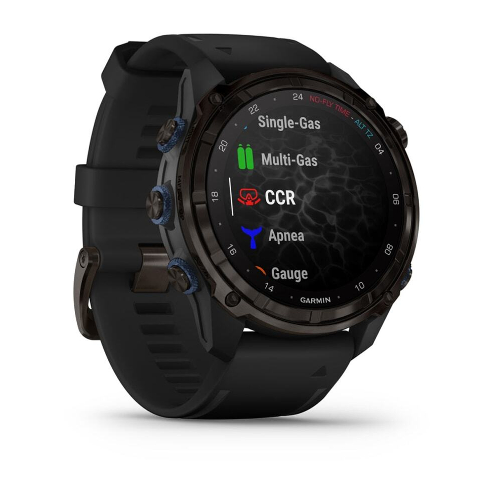 Умные часы Garmin Descent MK3i 51 мм Carbon Gray DLC Titanium with Black