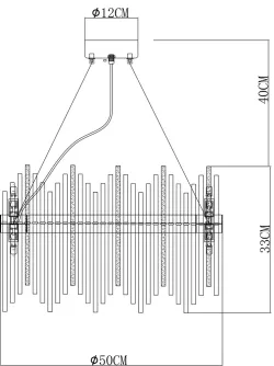 Подвесная люстра Arte Lamp