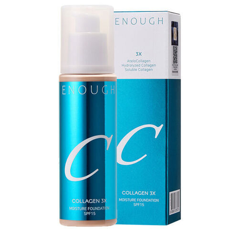 Увлажняющий тональный крем для лица с коллагеном Enough Collagen 3X Moisture Foundation SPF15 # N00 Fair, 100мл