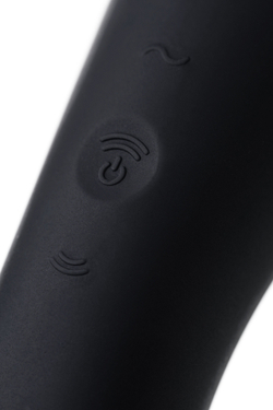 Вакуумный стимулятор клитора с вибрацией Satisfyer Curvy Trinity 4, чёрный, 17 см