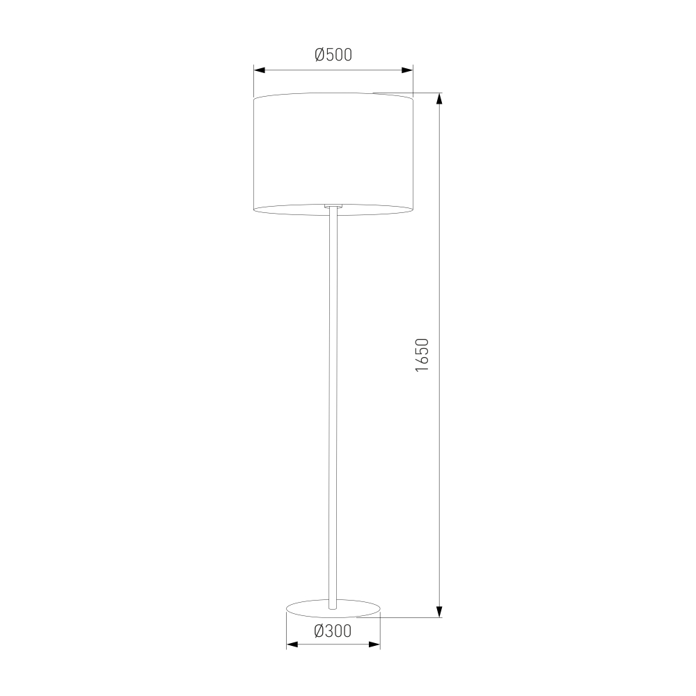 Напольный светильник с тканевым абажуром 16012 Earth
