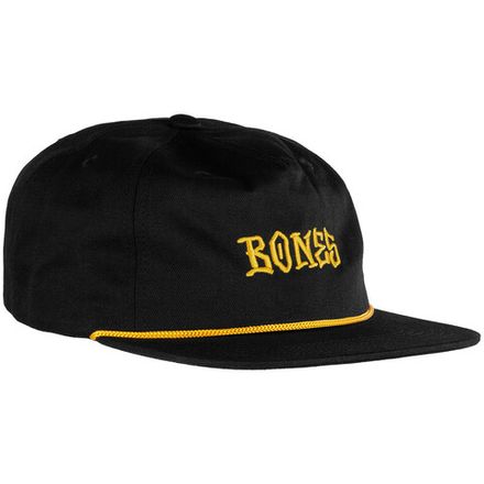Кепка BONES HAT 5 PANEL (BLACK & GOLD BLK)