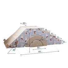 Мягкий игровой развивающий комплекс Romana Двойная лесенка / зайцы