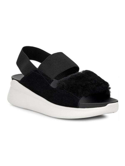 UGG Silverlake Черно-белые сандалии для женщин