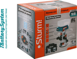 Фрезер аккумуляторный Sturm CER1803 3 основания, сумка, без АКБ и ЗУ