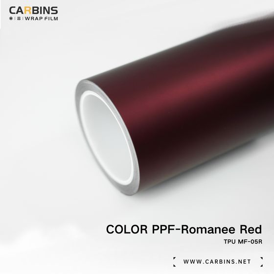 Carbins Color PPF Romanee Red MF 05R красная матовая цветная полиуретановая защитная антигравийная пленка