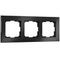 Рамка Werkel Aluminium на 3 поста черный алюминий W0031708 4690389158100