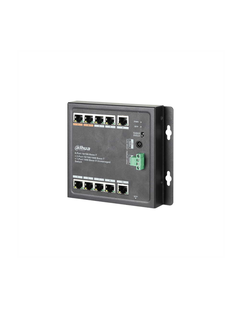 DAHUA DH-PFS3111-8ET-96-F, 10-Port Unmanaged Desktop Switch with 8 Port PoE