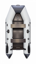 Аква-2900 СКК СЕРЫЙ/ГРАФИТ слань-книжка киль + PARSUN T 5.0 BMS (комплект лодка + мотор)