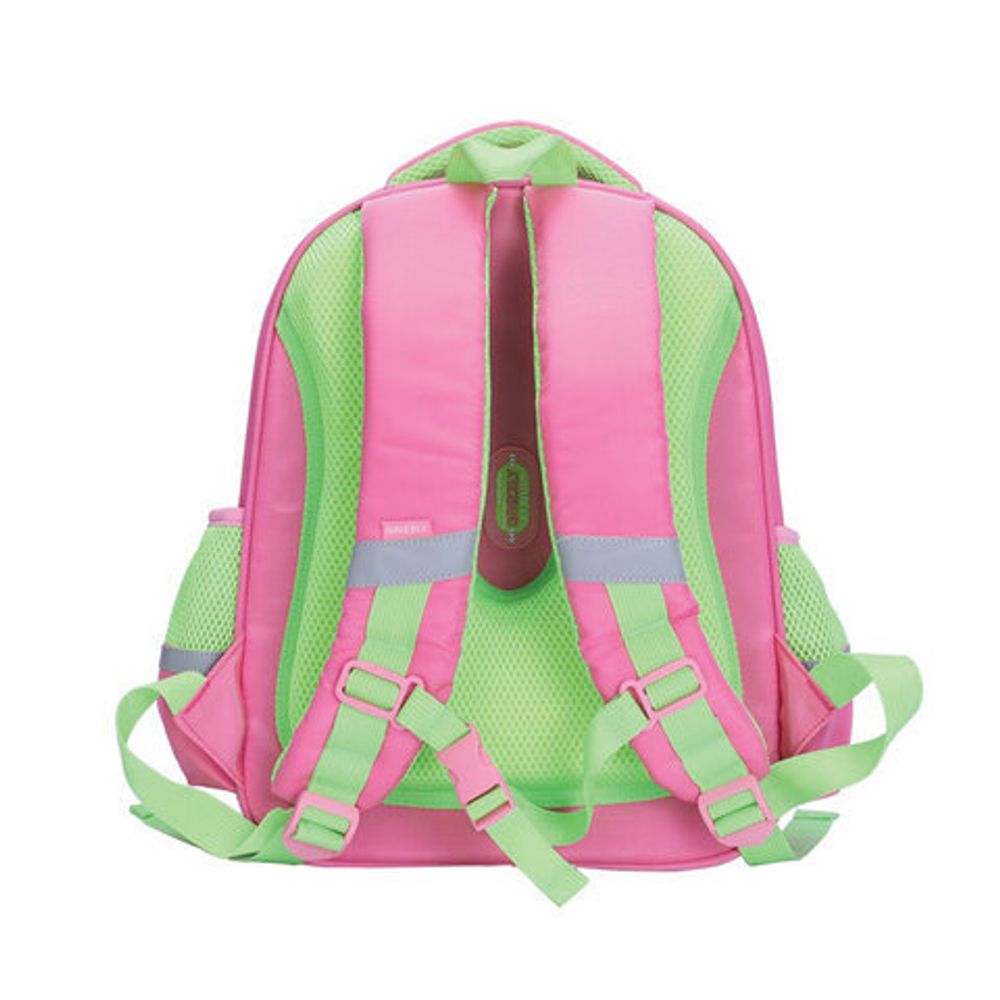 Ранец GRIZZLY анатомическая спинка, 2 отделения, "Кошкин дом", 36x28x20 см, RAz-086-8 /1