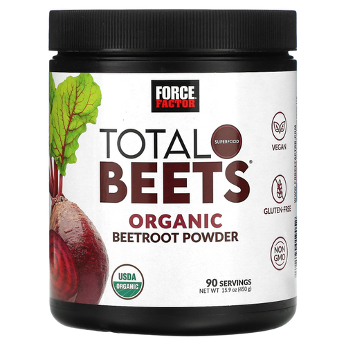 Force Factor, Total Beets®, порошок из органической свеклы, 450 г (15,9 унции)