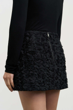 Юбка Цветы мини