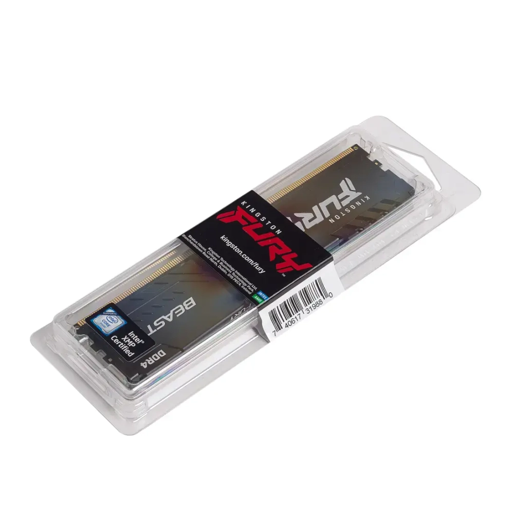 Модуль памяти Kingston Fury Beast KF432C16BB/8 DDR4 DIMM 8Gb 3200 MHz CL16