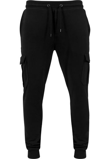 Брюки URBAN CLASSICS Fitted Cargo Sweatpants (Black)