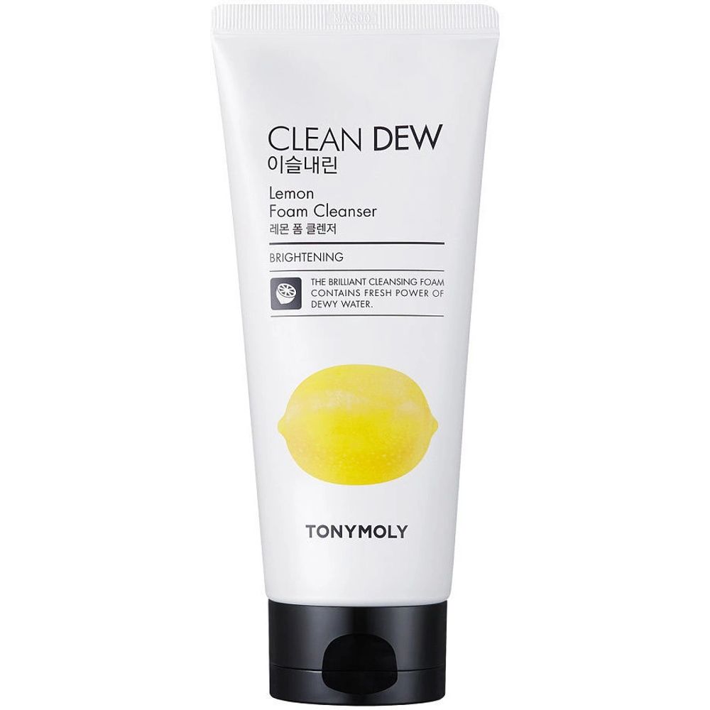 Пенка для умывания Tony Moly Clean Dew Lemon с экстрактом лимона Foam Cleanser 180 мл