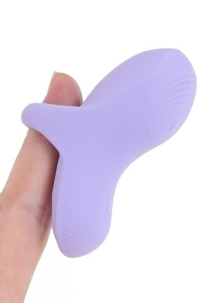 Сиреневый сенсорный вибромассажёр на палец Fuzu Sensa (Цвет: сиреневый)