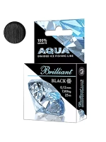 Плетеный шнур для рыбалки AQUA Black Brilliant зимний