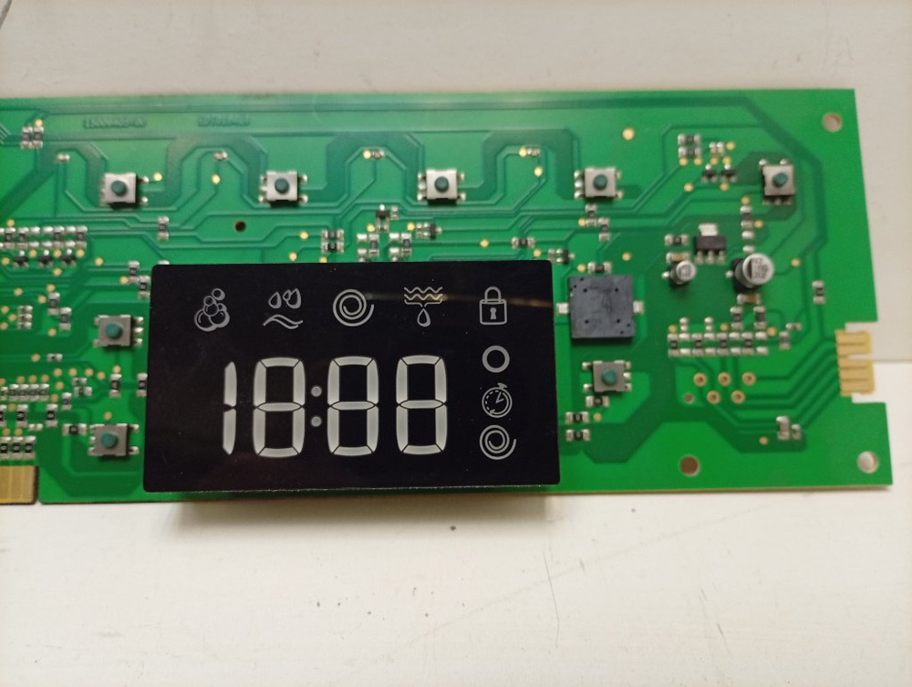 IWSE6125 кт72 Модуль индикации для стиральной машины Indesit 16200284301 б/у