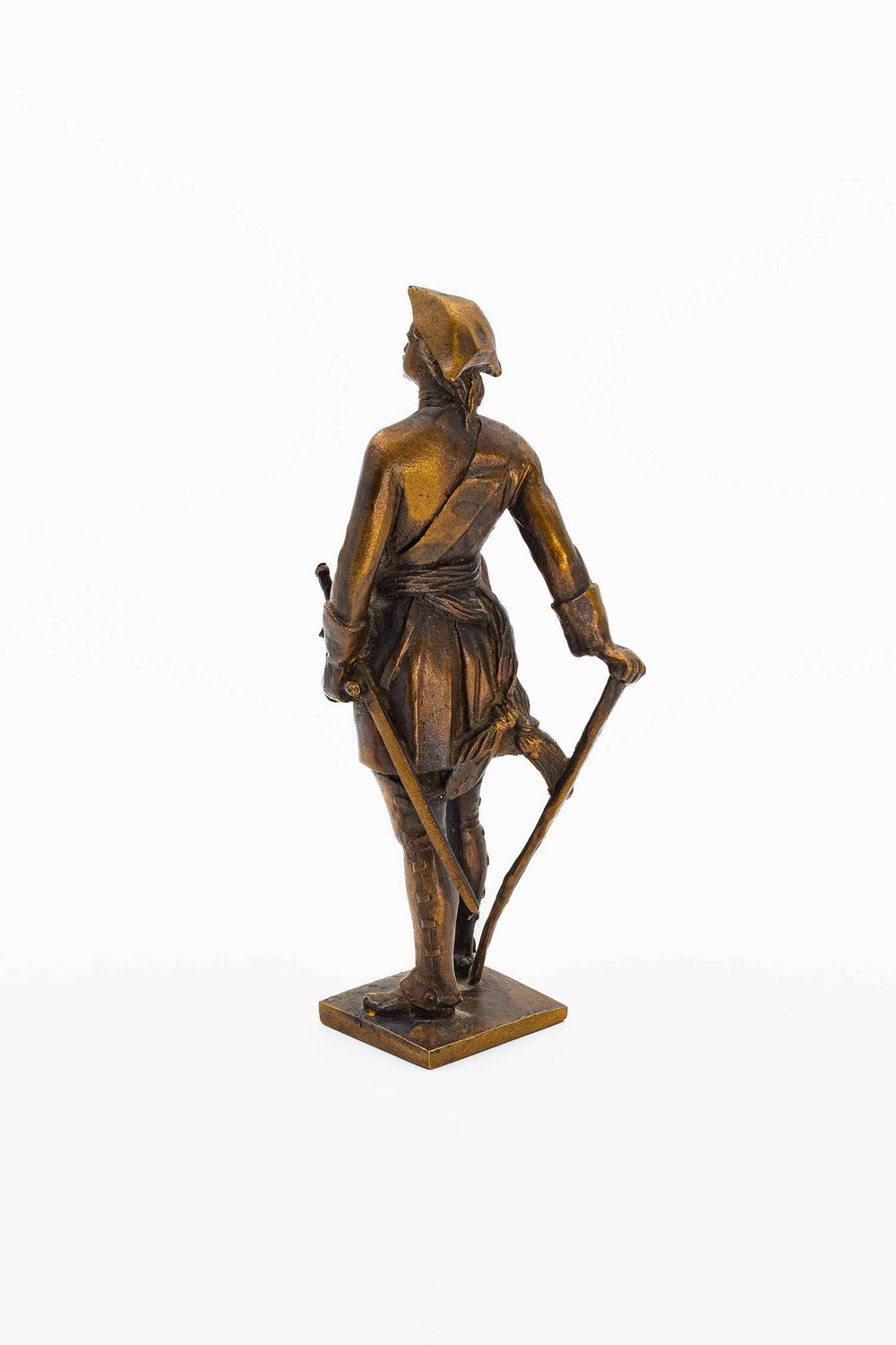 Петр Первый, контрапост. Бронза. Ленинград. Монументскульптура. 1970-е.  Высота - 21 см.