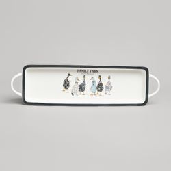 БЛЮДО С РУЧКАМИ LEFARD "FAMILY FARM" ПРЯМОУГ. 42*12*3,5 СМ (КОР=16ШТ.)