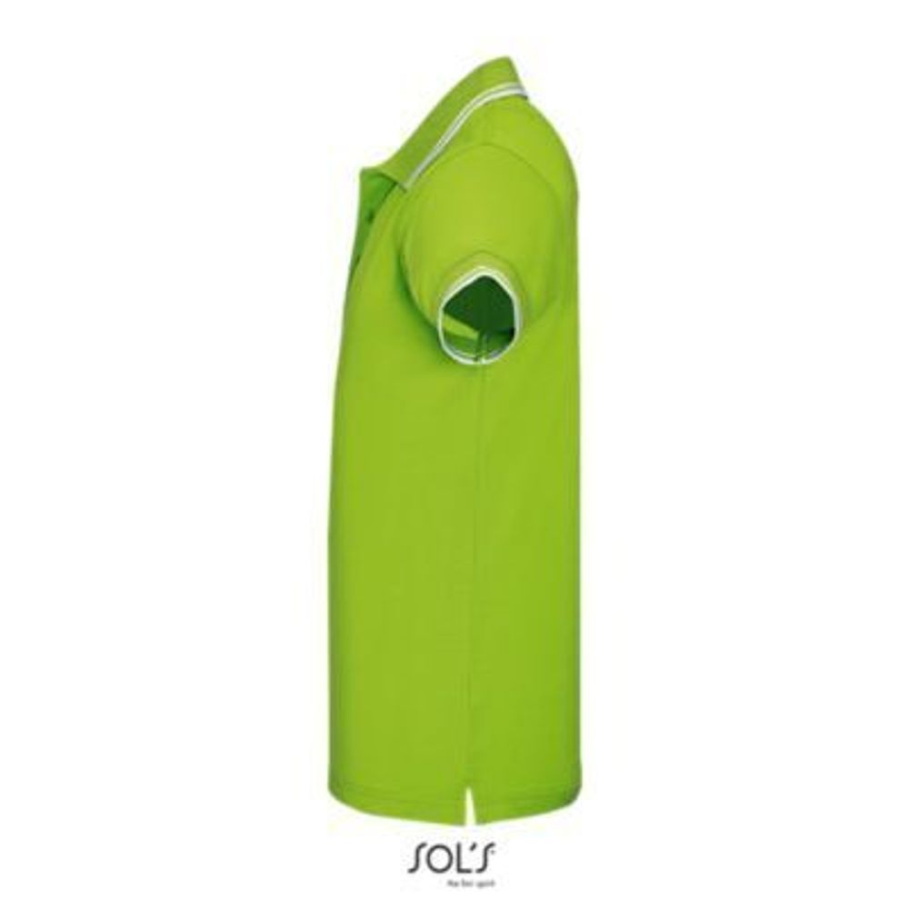 Футболка Polo мужская Pasadena, 100% хлопок, цвет лайм, размер L