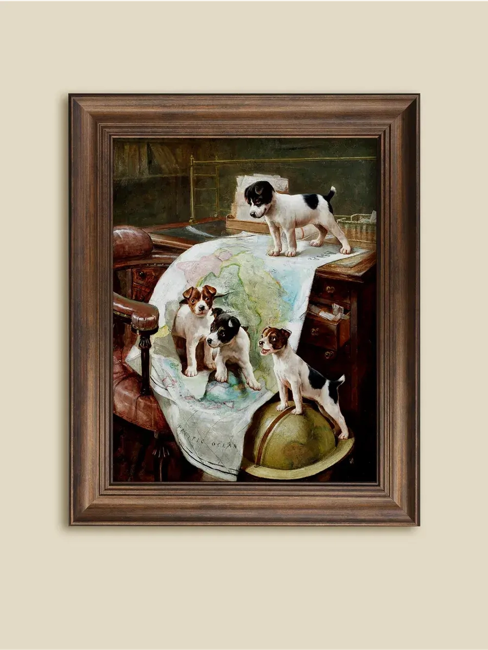 Картина интерьерная на холсте в раме 25*31 см