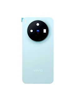 Задняя крышка для Vivo X300 Голубая (Blue) со стеклом камеры