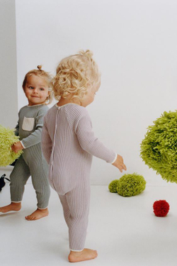 ZARA КОМБИНЕЗОН С КОНТРАСТНОЙ ОТДЕЛКОЙ, СВЕТЛЫЙ ХАКИ