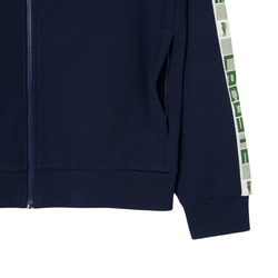 Куртка теннисная Lacoste Zipped Colour-Block - navy blue/green