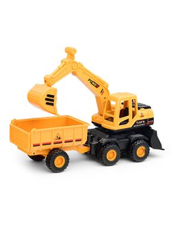 Игрушка Машина Экскаватор с прицепом-2 (BHX825)