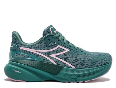 Женские кроссовки для бега Diadora Nucleo 2 W Зелёно-Розовые