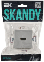 SKANDY Розетка HDMI SK-H01S серебряный IEK
