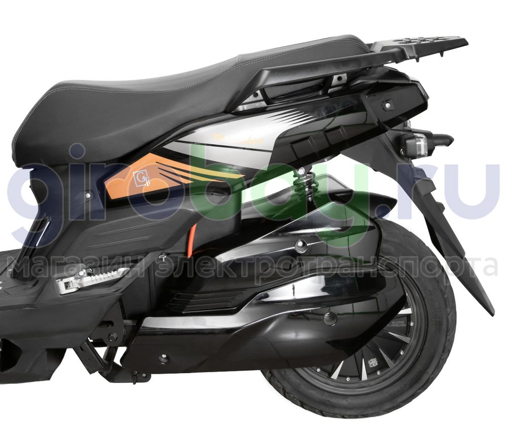 Электроскутер GT Tank 3000W (72V/30Ah) - Чёрный фото №18