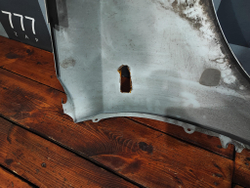 Крыло переднее левое Hyundai Solaris 2 (HCR) 17-нв Б/У Оригинал 66311F9000