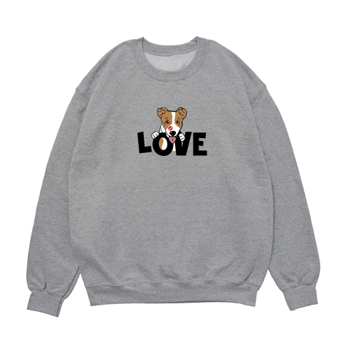 Свитшот "Джек Рассел - Love"