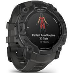 Смарт-часы INSTINCT 3, AMOLED, 50 mm, Black with Charcoal, черный силиконовый браслет, 010-03020-00