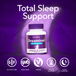 NaturesPlus, Dreaminol®, комплекс для борьбы со стрессом и улучшения сна, без мелатонина, 60 капсул