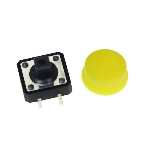 Кнопка  тактильная 12x12x7,3мм (для макетной платы) 1шт