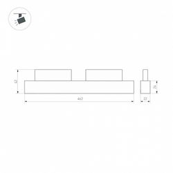 Встраиваемый светильник Arlight MAG-ORIENT 041879