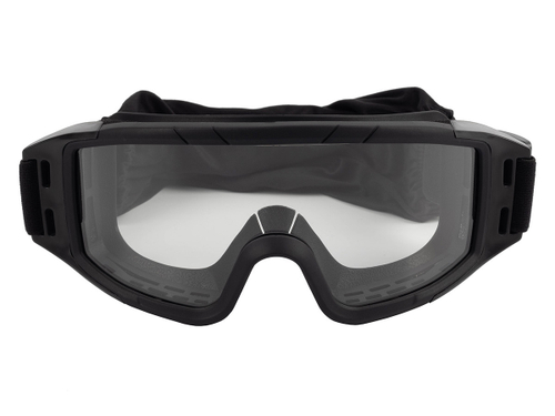 Маска стрелковая ShotTime Puma, защитная, чёрная, линза прозрачная
