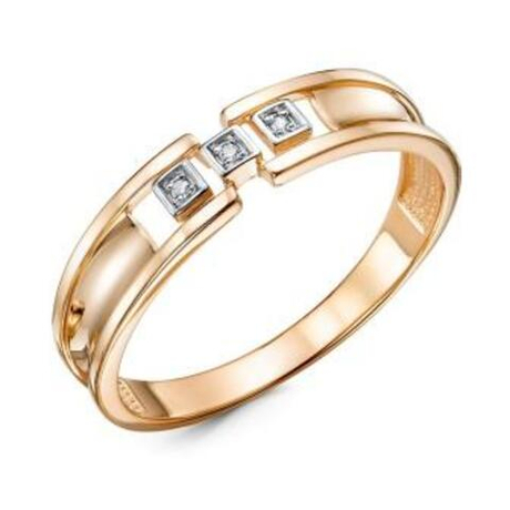 Кольцо из золота с фианитами