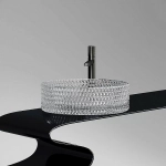 Раковина Ceramica Nova Cristal 36 CN6062 прозрачная