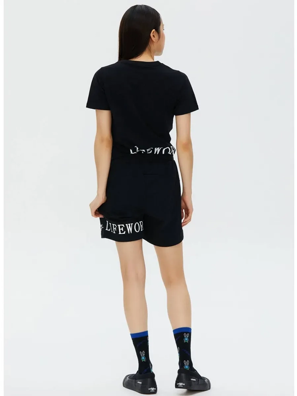 Шорты с двойным логотипом ladok